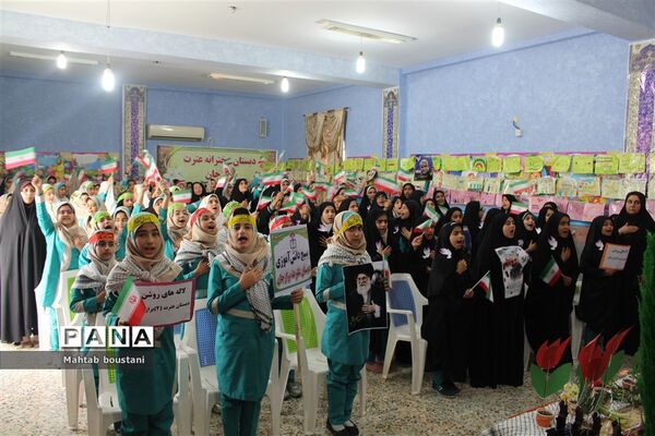 طرح ملی لاله های روشن در دبستان دخترانه عترت برازجان