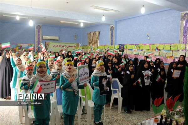 طرح ملی لاله های روشن در دبستان دخترانه عترت برازجان