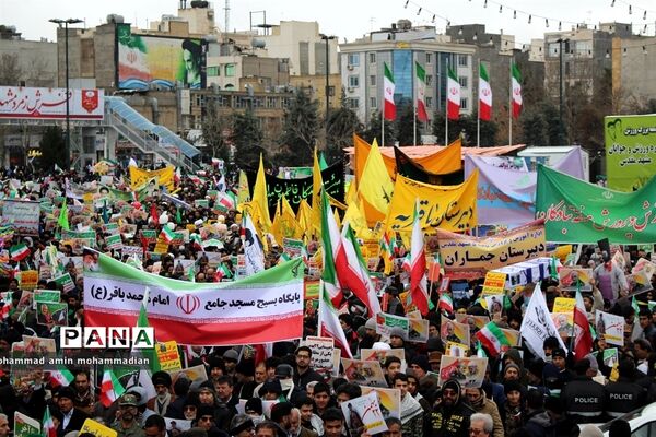 راهپیمایی 22 بهمن در مشهد
