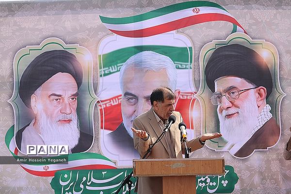 راهپیمایی 22 بهمن در جزیره کیش