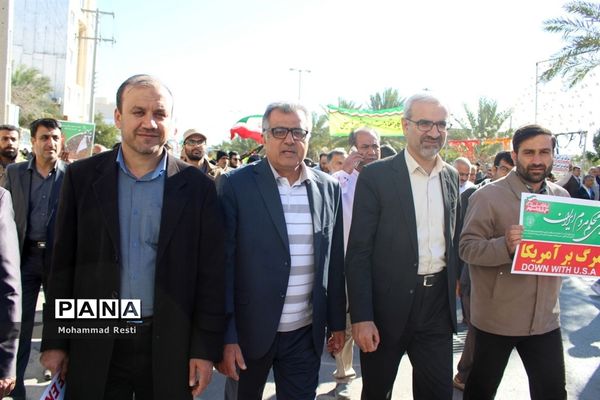 راهپیمایی 22 بهمن در بوشهر