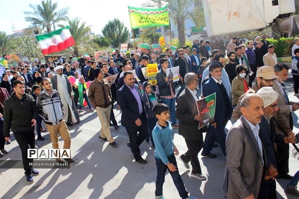 راهپیمایی 22 بهمن در بوشهر