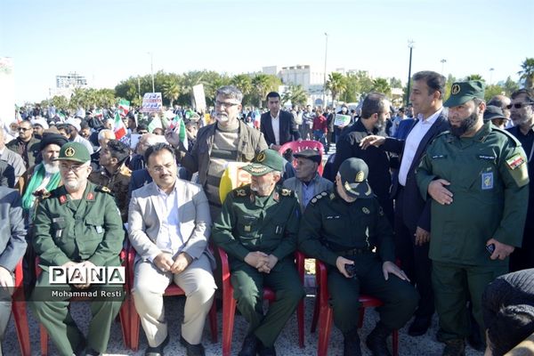 راهپیمایی 22 بهمن در بوشهر