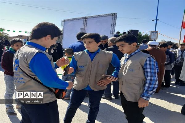 مراسم راهپیمایی باشکوه ۲۲ بهمن در شهرستان امیدیه