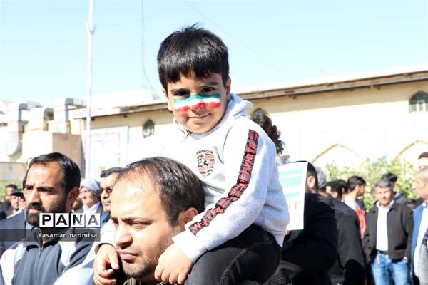 مراسم راهپیمایی باشکوه ۲۲ بهمن در شهرستان امیدیه