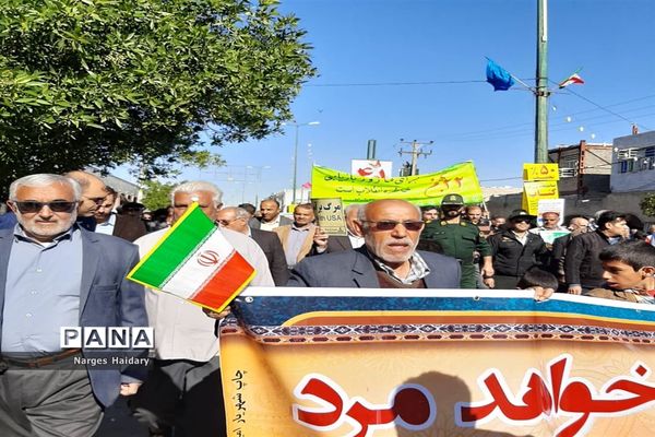 مراسم راهپیمایی باشکوه ۲۲ بهمن در شهرستان امیدیه