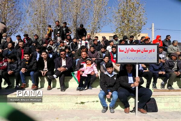 راهپیمایی 22 بهمن و اربعین شهادت حاج قاسم سلیمانی در کازرون