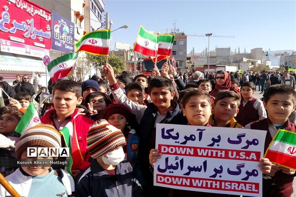 راهپیمایی 22 بهمن و اربعین شهادت حاج قاسم سلیمانی در کازرون
