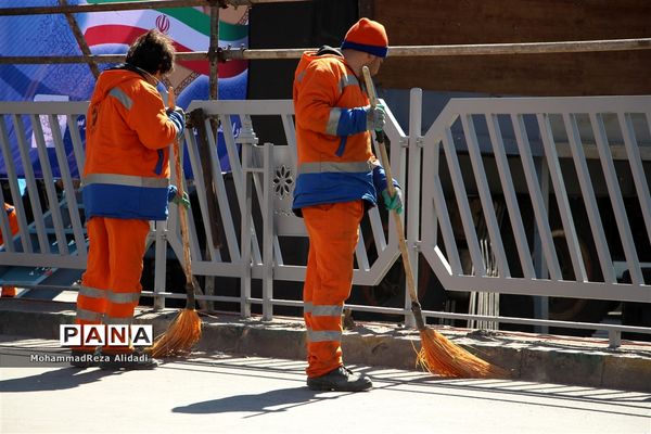 پاکبانان؛ هم مثل همیشه حاضر بعد از راهپیمایی 22 بهمن