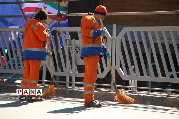 پاکبانان؛ هم مثل همیشه حاضر بعد از راهپیمایی 22 بهمن