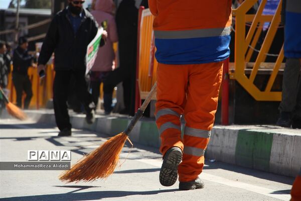 پاکبانان؛ هم مثل همیشه حاضر بعد از راهپیمایی 22 بهمن