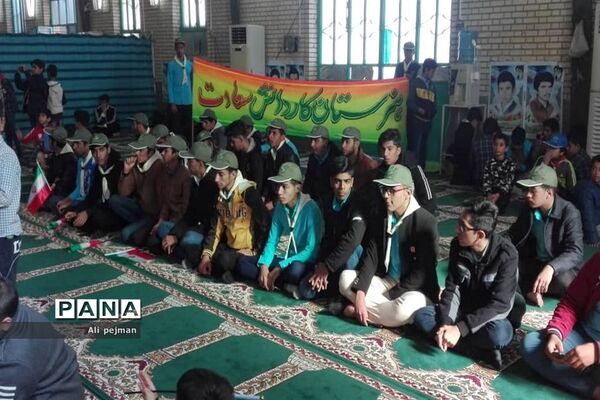 راهپیمایی  22 بهمن در شبانکاره  بوشهر