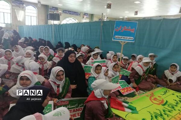 راهپیمایی  22 بهمن در شبانکاره  بوشهر