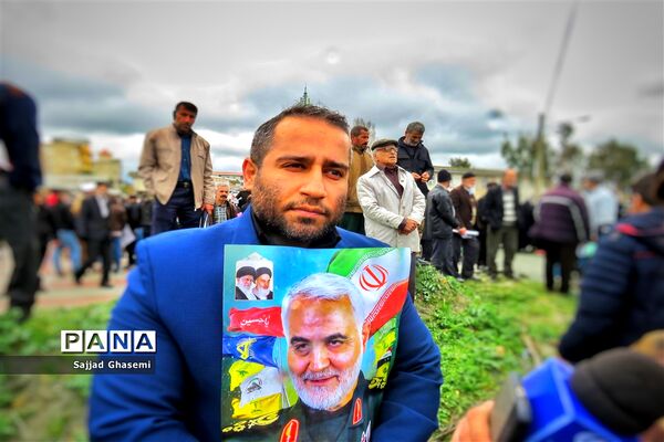 راهپیمایی 22 بهمن سلیمانی در شهرستان های استان گلستان