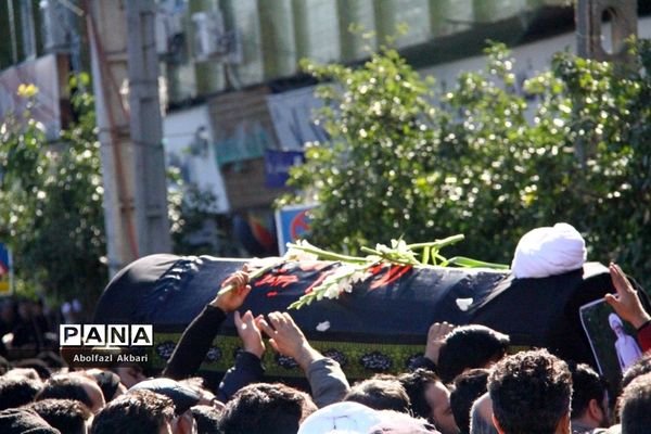 تشییع پیکر آیت‌الله طبرسی در ساری