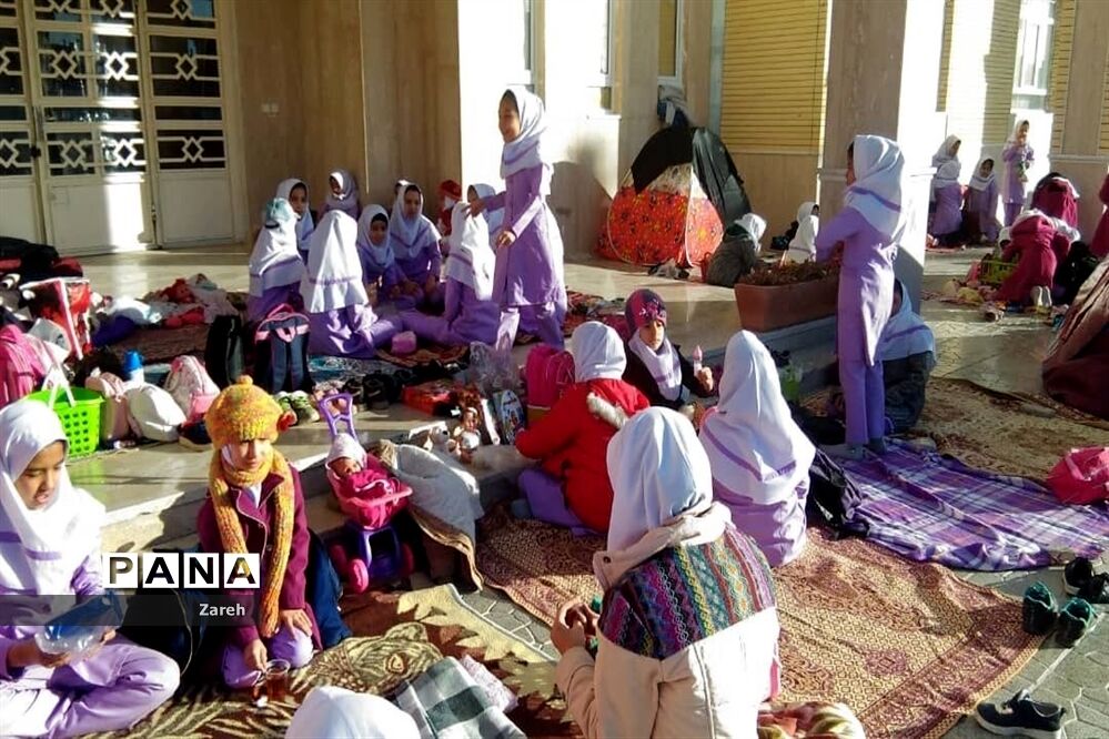 اردوی درون مدرسه ای درمدرسه دخترانه دین ودانش ابرکوه