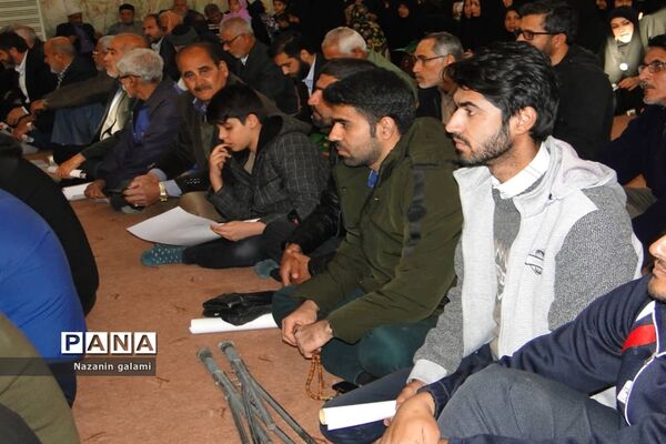 بزرگداشت چهلمین روز شهادت سردار حاج قاسم سلیمانی در برازجان