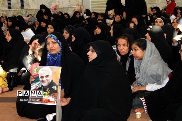 بزرگداشت چهلمین روز شهادت سردار حاج قاسم سلیمانی در برازجان