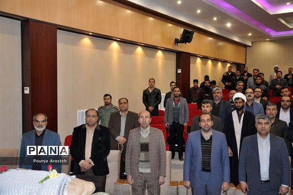 مراسم چهلمین روز سپهبد حاج قاسم سلیمانی درشهرستان خوسف خراسان جنوبی