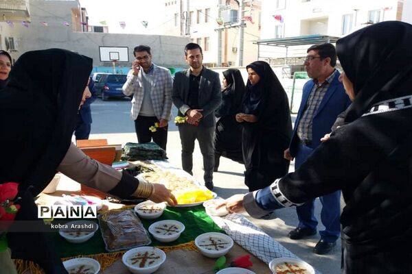 جشن پیروزی انقلاب و اربعین سردار شهید حاج قاسم سلیمانی در دبستان معین سرتل بوشهر