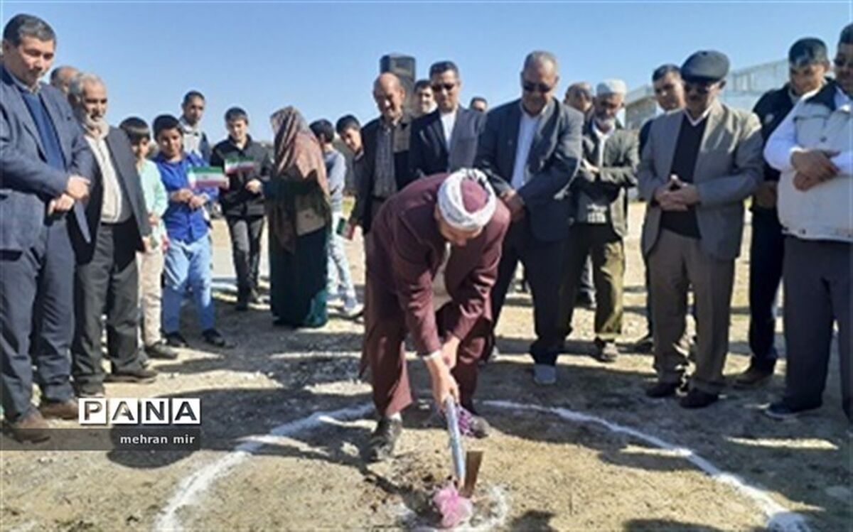 کلنگ زنی و عملیات اجرایی " مدرسه 6 کلاسه" در روستای خواجه نفس گمیشان