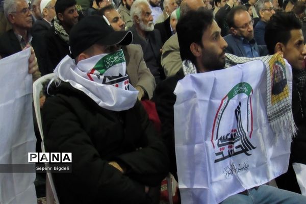 آیین گرامیداشت چهلمین روز شهادت شهید حاج قاسم سلیمانی در اهواز