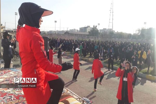 همایش پیاده‌روی ۲۰۰۰نفری بانوان فرهنگی ناحیه یک اهواز
