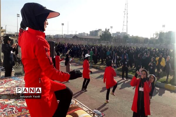 همایش پیاده‌روی ۲۰۰۰نفری بانوان فرهنگی ناحیه یک اهواز
