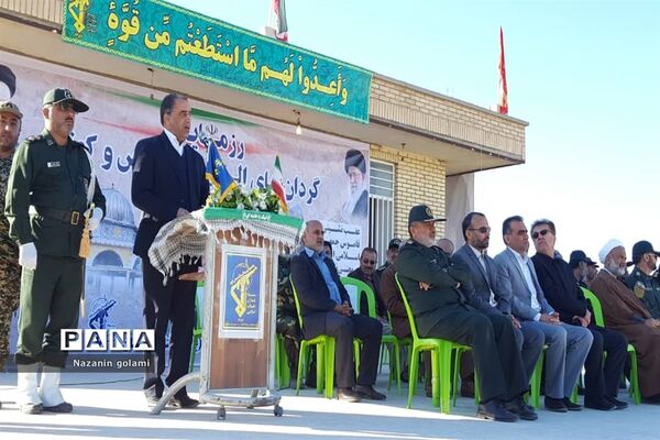 صبحگاه مشترک گردان‌های دشتستان