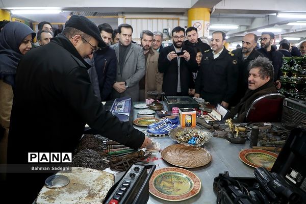 بازدید دو عضو شورای شهرتهران  ازجمعه بازار  پروانه