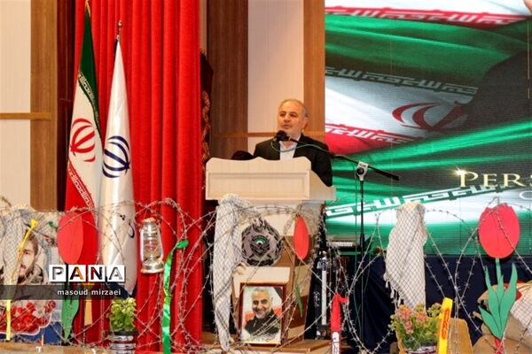 آیین بزرگداشت سردار سلیمانی در قزوین