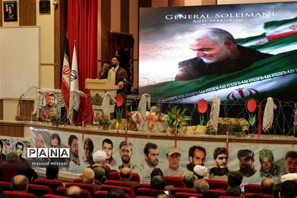 آیین بزرگداشت سردار سلیمانی در قزوین