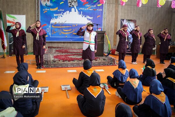 برگزاری مانور تشکیلاتی یاوران  انقلاب درچهاردانگه