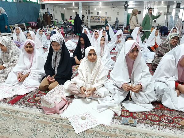 دومین روز از اعتکاف دانش‌آموزی در مسجد امام حسن شهرستان گالیکش