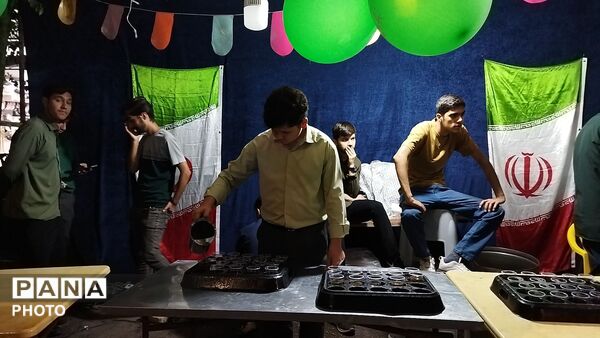 موکب بسیج دانشجویی دانشگاه فرهنگیان نیشابور در مهمانی کیلومتری  عید غدیر خم 