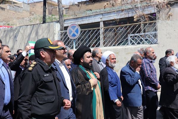 حضور پرشور مردم رودهن در راهپیمایی روز جهانی قدس 