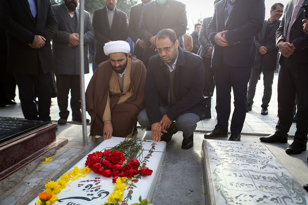 مراسم تجدید میثاق شورای معاونان آموزش و پرورش با آرمان‌های امام راحل (ره)