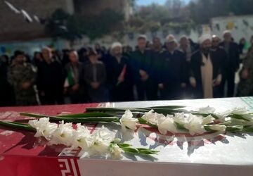 گالیکش میزبان شهید گمنام شد