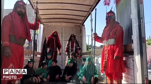 کاروان خودرویی خیمه گاه آل عبا در عزای سیدالشهدا(ع)