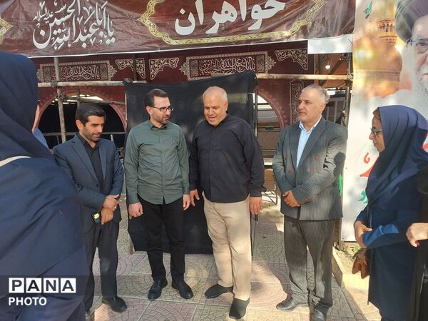 بازدید قائم مقام رئیس سازمان دانش‌آموزی از موکب اربعین در سنندج