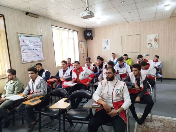 جوانان هلال احمر کاشمر برای حوادث آماده می شوند
