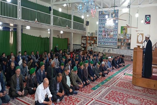 اقامه نماز جمعه در آخرین هفته ماه مبارک شعبان شهر بار نیشابور 