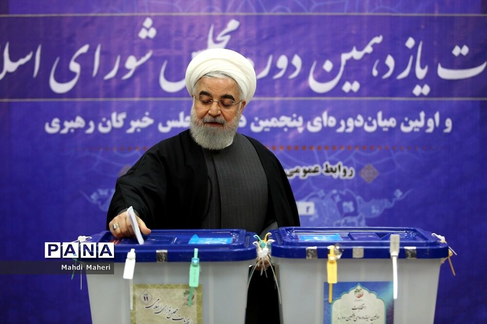 حضور رییس جمهوری در یازدهمین دوره انتخابات مجلس شورای اسلامی و میان‌دوره‌ای مجلس خبرگان رهبری