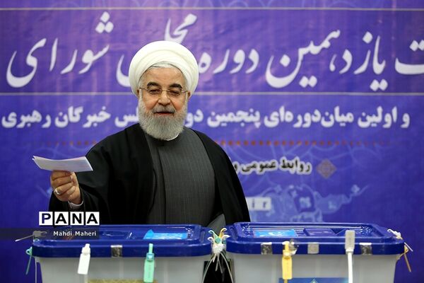 حضور رییس جمهوری در یازدهمین دوره انتخابات مجلس شورای اسلامی و میان‌دوره‌ای مجلس خبرگان رهبری