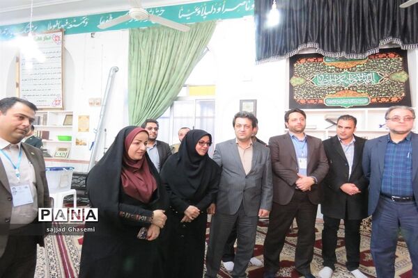 بازدید استاندار گلستان از صندوق های رای شعب استان