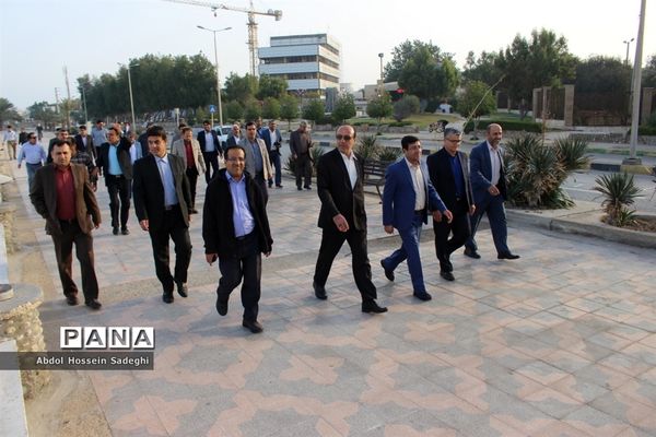 پیاده‌روی کارکنان اداره‌کل آموزش و پرورش استان بوشهر