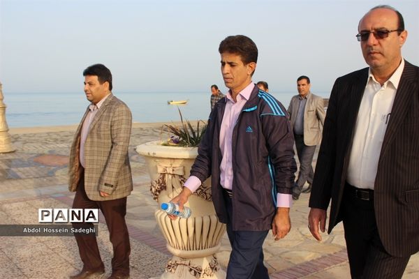 پیاده‌روی کارکنان اداره‌کل آموزش و پرورش استان بوشهر