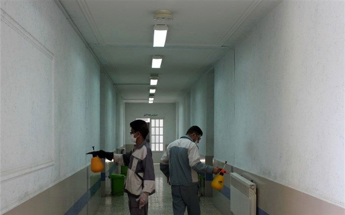 خوابگاه‌های ۱۳ دانشکده فنی و حرفه‌ای استان فارس ضدعفونی شدند