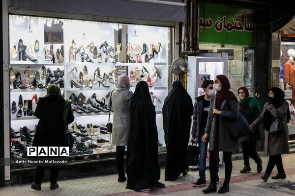 ماسک میهمان بازار شب عید