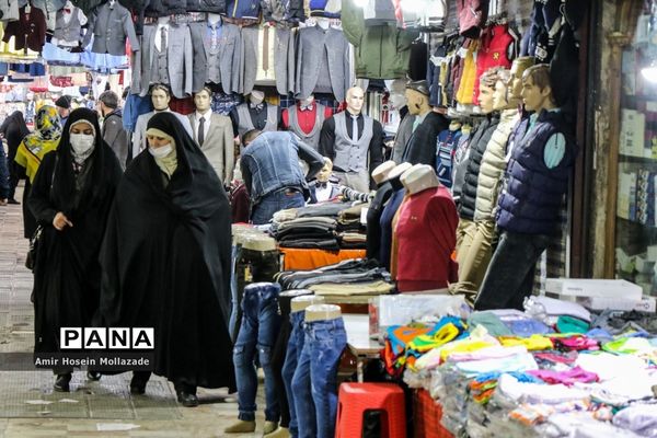 ماسک میهمان بازار شب عید